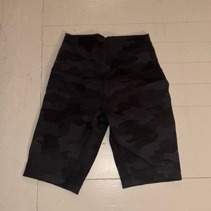 Lululemon camo biker shorts